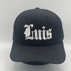 Vintage Luis Name Snapback Hat Cap Wool Blend Kee & Ed Old English Style